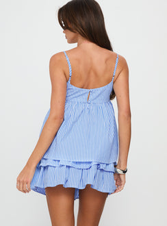 Sun Soaked Tiered Set Blue Stripe