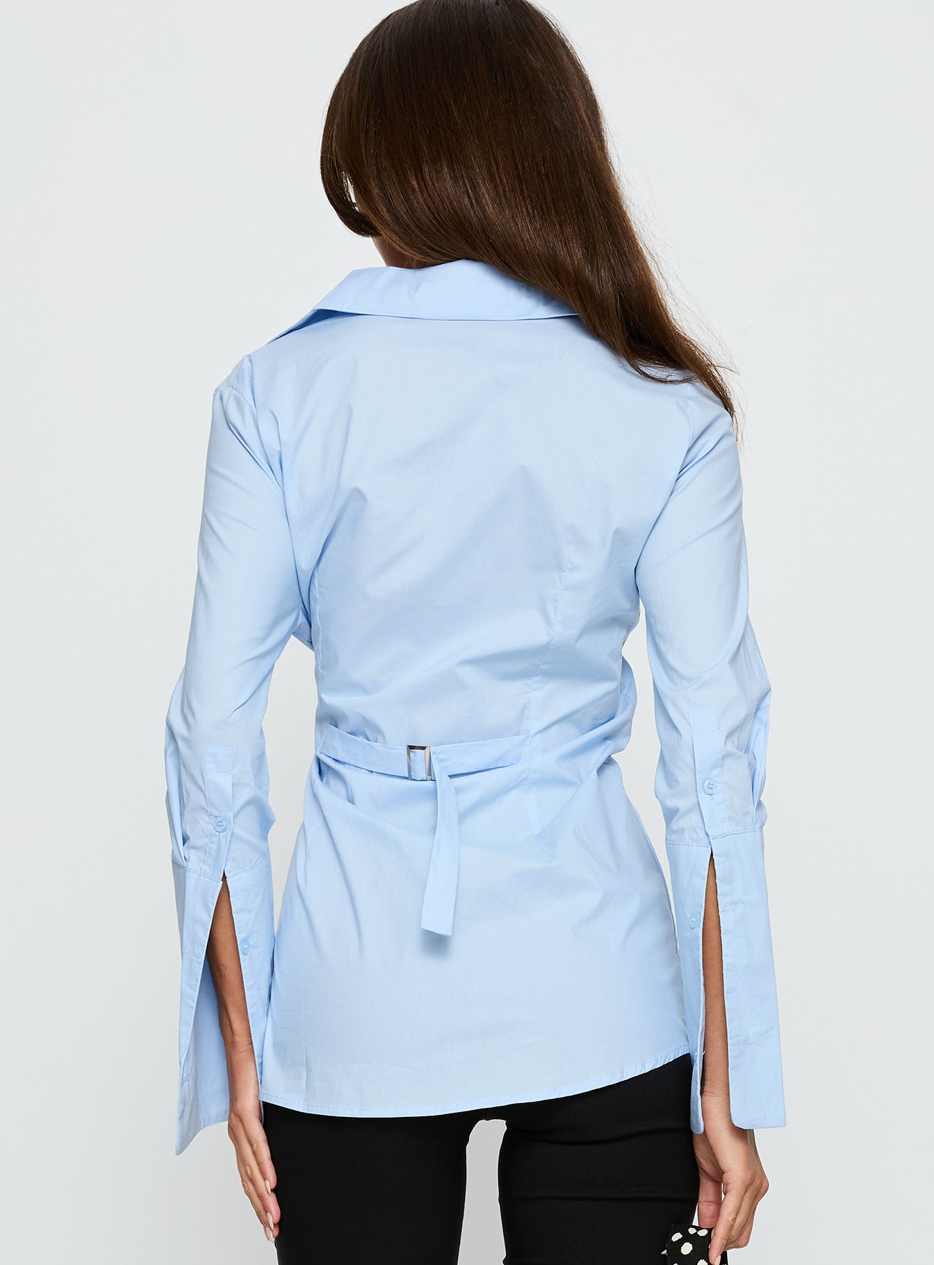 Nitsa Long Sleeve Shirt Blue