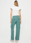 product Princess Polly  Hamner Cargo Track Pants Soft Sage