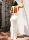 product Princess Polly High Neck  Lovelle Bias Cut Maxi Dress White