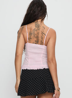 Composed Frill Cami Top Pink