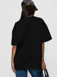 Power Play Active Oversized Tee Black