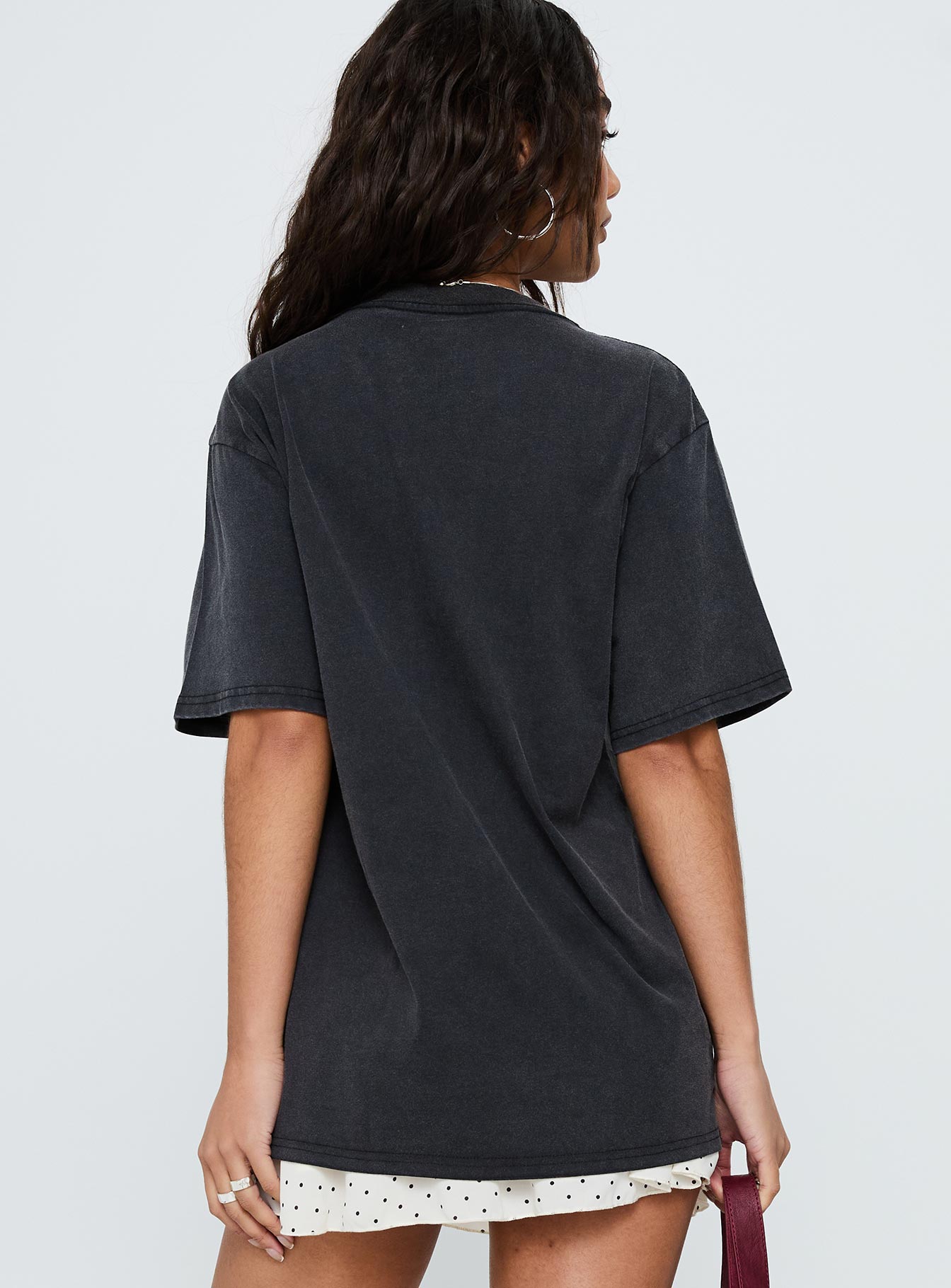 Blondie Vintage Oversized Graphic Tee Black