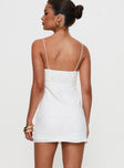 Emilee Mini Dress White