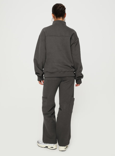 product Princess Polly High Waisted Pants High Waisted Pants High Waisted Pants High Waisted Pants  Derek Track Pants Grey