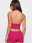 Obviously Halter Top Pink