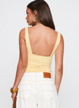 Sublime Ruched Top Yellow