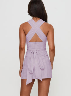 Alsace Mini Dress Lilac