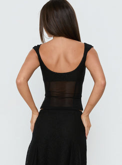 Quani Lace Top Black