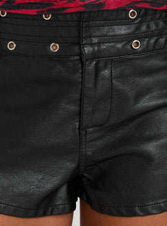 Born To Ride Shorts Washed Black