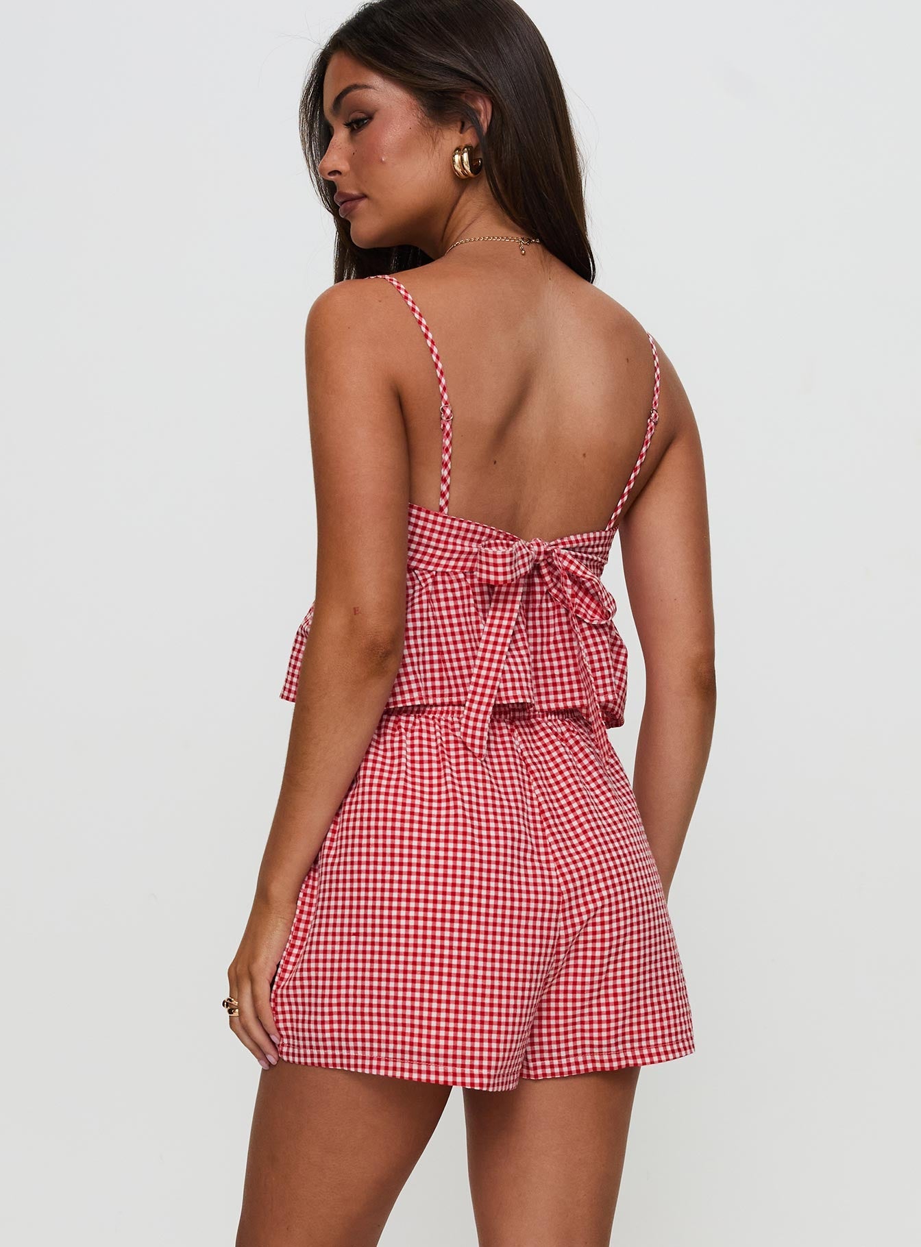 Lille Set Red Gingham | Princess Polly