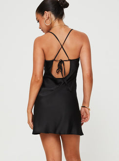 product Princess Polly Sweetheart Neckline  Treasure Mini Dress Black