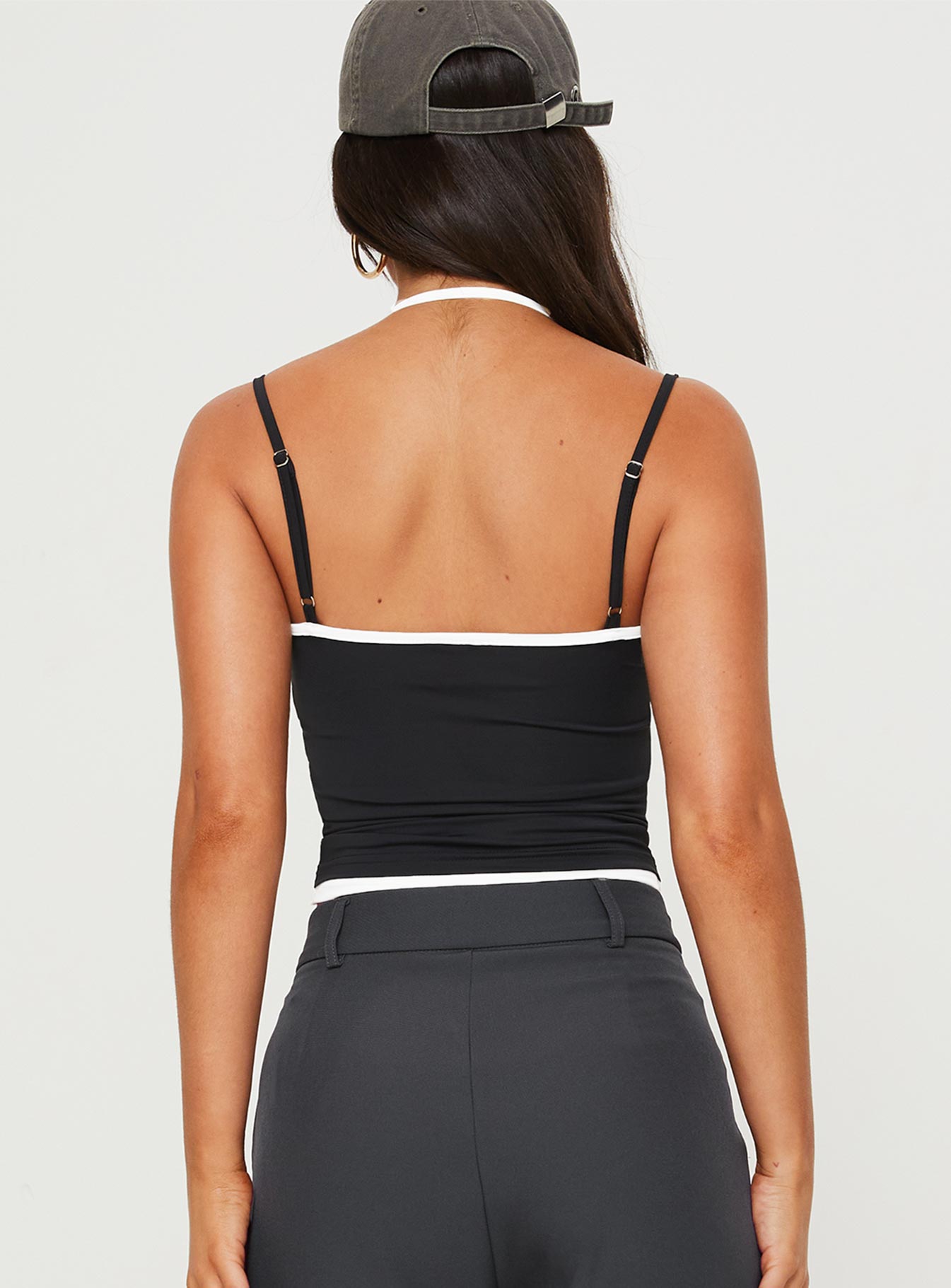 product Princess Polly Sleeveless Square Neck  Premier Layered Tank Top Black