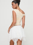 Blossomia Mini Skirt White
