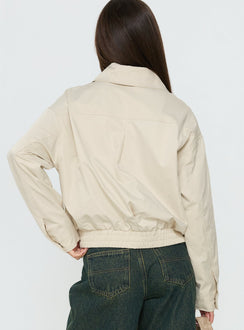 Call You Up Bomberjacke Sand