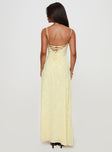 South Of France Maxi Dress Yellow