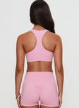 Pulse Active Halter Crop Pink