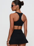 Pulse Active Halter Crop Black