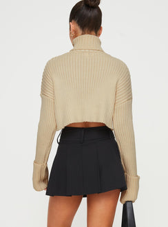 Front view of model wearing  front Kinzlee Mini Skirt Black Princess Polly  Mini Skirts 