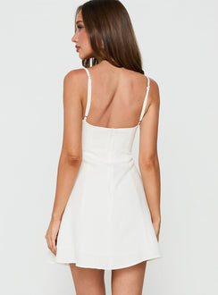 Easy To Love Mini Dress White