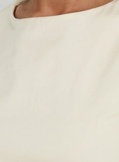 Yumiko Playsuit Cream