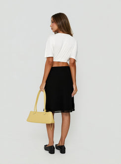 Anatola Midi Skirt Black