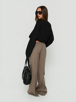 Lunea Concealed Waistband Cargo Trousers Charcoal