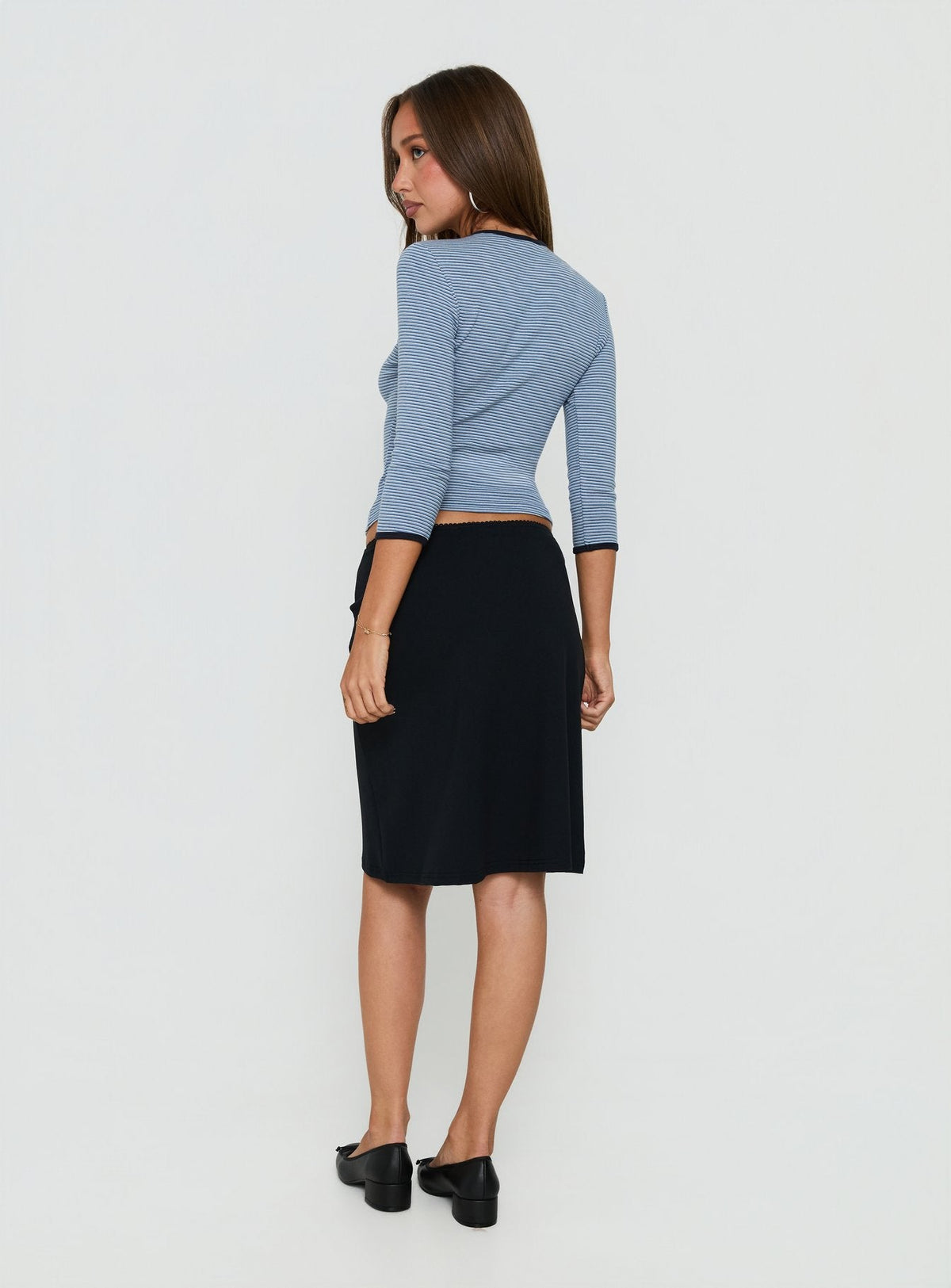 Daily Define Midi Skirt Black
