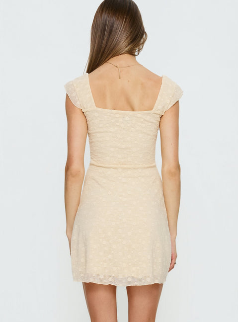 Lanchester Mini Dress Butter Yellow