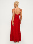 South Of France Maxi Dress Red