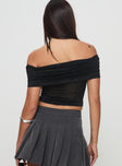 Werrender Off The Shoulder Top Black