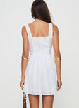 product Princess Polly Square Neck  Lorinda Mini Dress White Low Impact