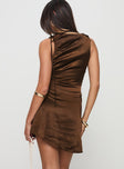 Rosabella Mini Dress Brown