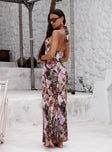 Flora Halter Maxi Dress Multi