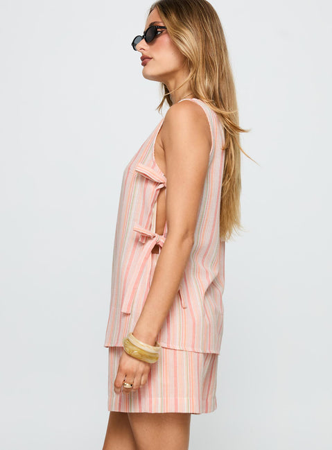 Mad For You Set Pink Stripe