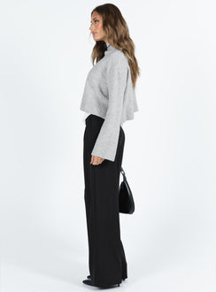 product Princess Polly High Waisted Pants  Lacro Pants Black