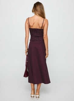 Shining Mirrors Set Burgundy