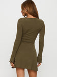 Dejonge Ring Mini Dress Olive