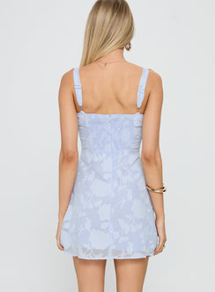 Cerise Mini Dress Lilac Burnout