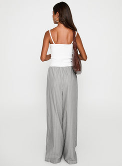 back view of model wearing Princess Polly Lucea Pants Multi High Waisted Pants 