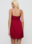 Ortega Mini Dress Red