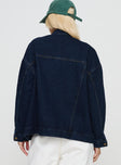 In The World Jacket Blue Denim