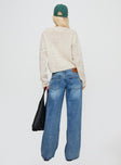 Sabryna Low Rise Jeans Blue