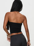 back view of model wearing Princess Polly Cherry Lips Tube Top Multi Sleeveless straight 