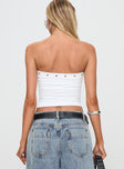 Mayuk Strapless Top White