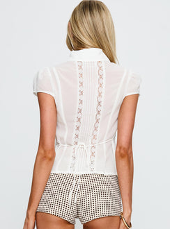 Loisee Blouse Top Cream