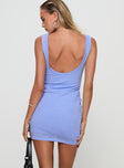 Knit mini dress High neckline, fixed shoulder straps, low back Good stretch, fully lined Princess Polly Lower Impact