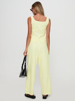 Such A Charmer Tie Up Set Yellow