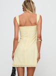 Allegro Mini Dress Lemon