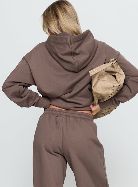 All Day Oversized Hoodie Mocha